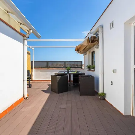 Rooftop Terrace Bbq In Gracia Ac Lägenhet *