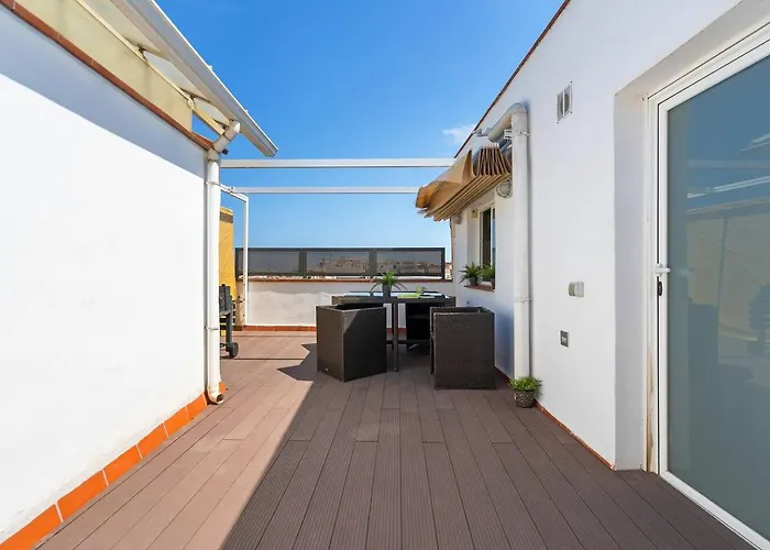 Rooftop Terrace Bbq In Gracia Ac 아파트 *