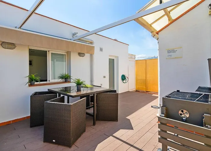 Rooftop Terrace Bbq In Gracia Ac 아파트 바르셀로나